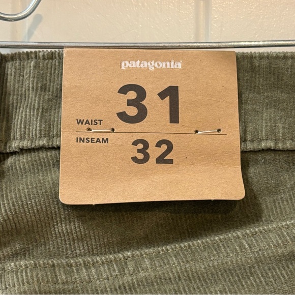 Patagonia Fitted Corduroy Pants Sage Khaki Women’s Size 31 - Picture 4 of 7